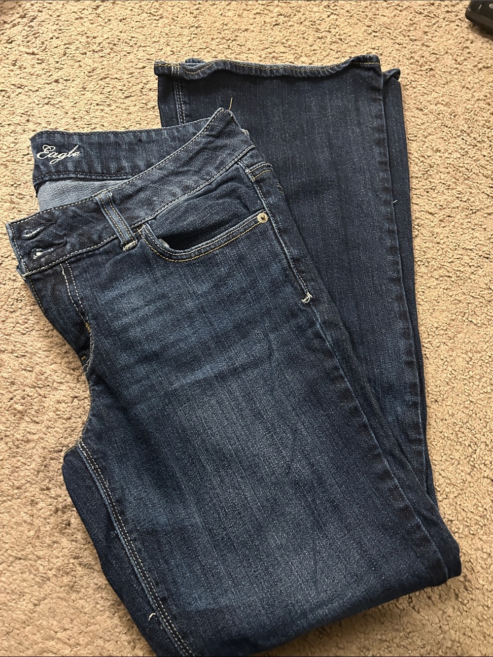 American Eagle Outfitters Dark Blue Bootcut Jeans
